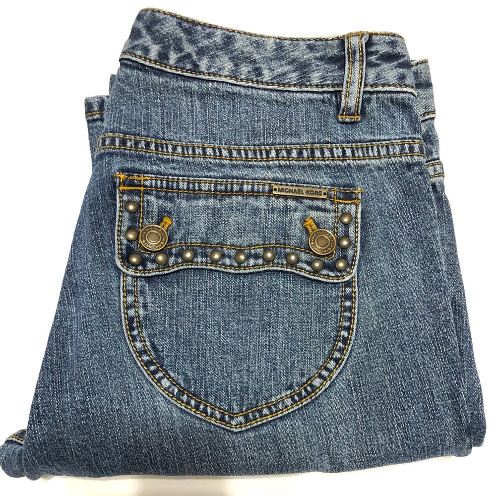 Michael Kors Boot Cut/Flare Jeans Size 4 EUC - Picture 1 of 6